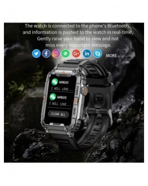 Naujas GPS Smart laikrodis vyrams "Bluetooth" skambučių