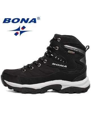 BONA New Hot Style Men Hiking Shoes Winter Outdoor Walking