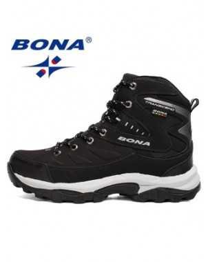 BONA New Hot Style Men Hiking Shoes Winter Outdoor Walking
