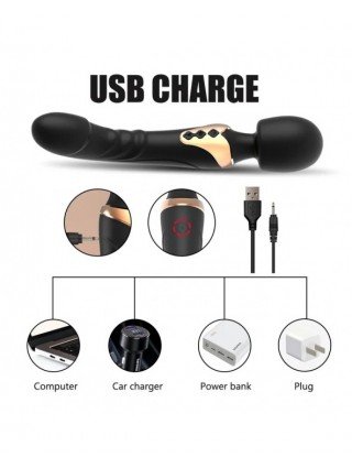 Powerful AV Vibrator Dildos Magic Wand for Women 10 Modes