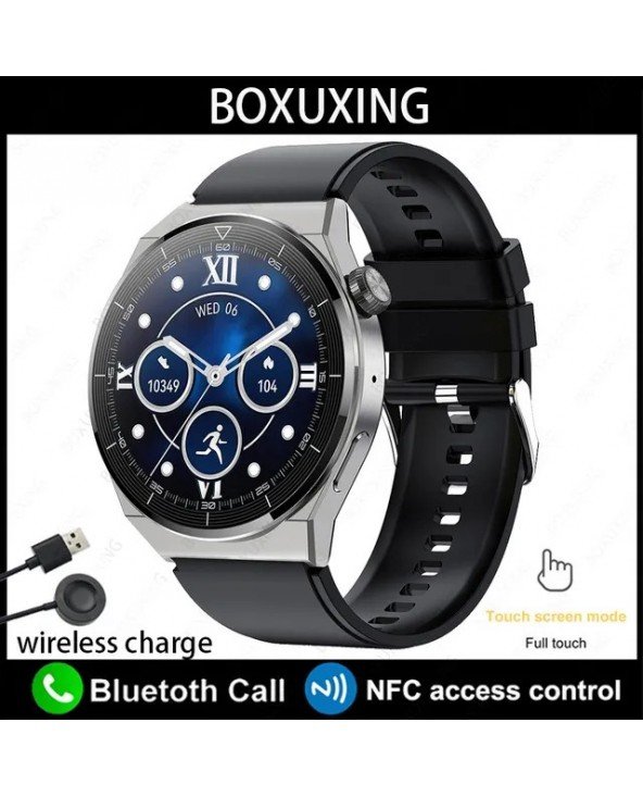 GT3 Pro Smart Watch Mens AMOLED 390*390 HD Screen Heart Rate