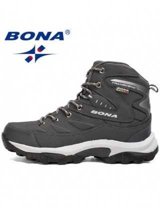 BONA New Hot Style Men Hiking Shoes Winter Outdoor Walking