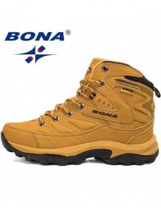 BONA New Hot Style Men Hiking Shoes Winter Outdoor Walking
