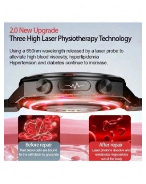 New Laser Treatment Three High Smart Watch Men ECG PPG Heart