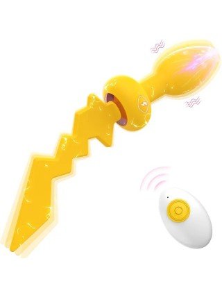 Anal Plug Lightning With Tail Butt Plug Vibrator Stopper