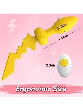 Anal Plug Lightning With Tail Butt Plug Vibrator Stopper