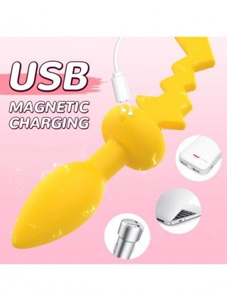 Anal Plug Lightning With Tail Butt Plug Vibrator Stopper