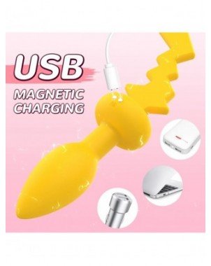 Anal Plug Lightning With Tail Butt Plug Vibrator Stopper