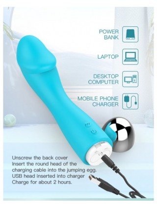 Female Clitoris G-spot Masturbation Silicone Vibrator Adult Sex