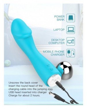 Female Clitoris G-spot Masturbation Silicone Vibrator Adult Sex