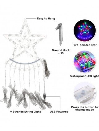 RGB Smart Christmas Tree Lights APP Remote Control USB LED