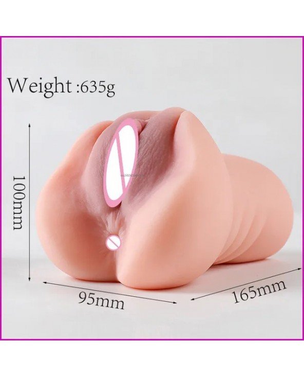 Male Masturbator Sex Toys Silicone Real Vagina Mouth Pussy Sexy