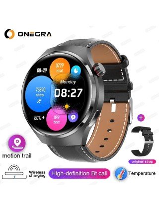 GPS Smart Watch Mens GT4 Pro 360*360 HD Screen Heart rate