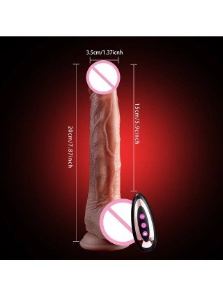 Realistic Dildo for Women Sex Toys Telescopic Vibrator with