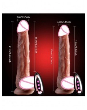 Realistic Dildo for Women Sex Toys Telescopic Vibrator with