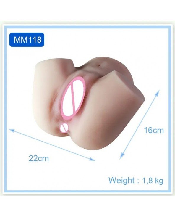 Small Ass Silicone Sex Doll For Men Realistic Breast With Rubber Vagina  Sexdoll For Male Real Pussy Sexy Half Torso Dolls Toys -