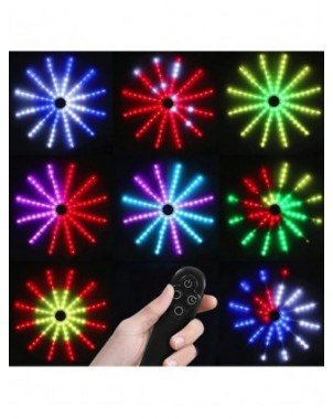 Christmas LED Garland Fairy Firework Light Waterproof Remote