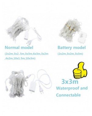 2x2/3x2/6x3M Wedding Fairy String Light Christmas 300 LED