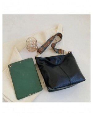 Solid Color Leather Women Fashion Shoulder Sling Bag Simple