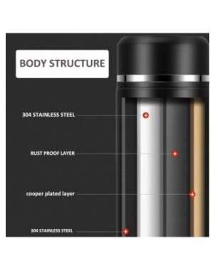 Stainless steel thermos bottle with digital temperature