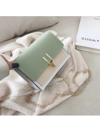 New simple fashion color contrast small fresh single shoulder