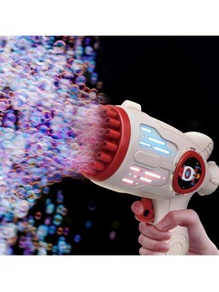 Burbulų pistoletas Žaislai Elektrinis automatinis muilo raketos