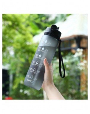 1 Liter Water Bottle Motivational Sport Water Bottle Leakproof