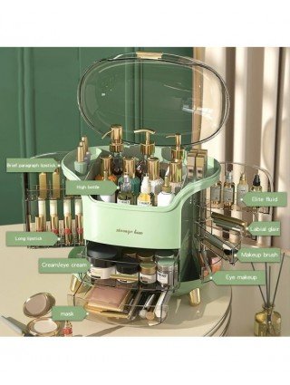 Cosmetics Storage Box Luxury Desktop Multifunctional Dust-proof