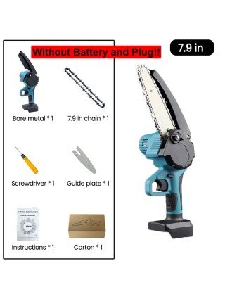 3000W 8 Inch 24V Mini Pruning Saw Electric Chainsaws With Oiler