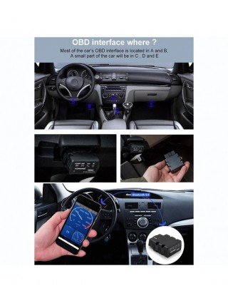 KW902 Bluetooth 5.0 ELM327 V1.5 OBDII Code Reader Auto Scanner