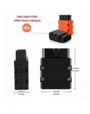 KW902 Bluetooth 5.0 ELM327 V1.5 OBDII Code Reader Auto Scanner
