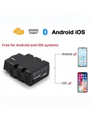 KW902 Bluetooth 5.0 ELM327 V1.5 OBDII Code Reader Auto Scanner