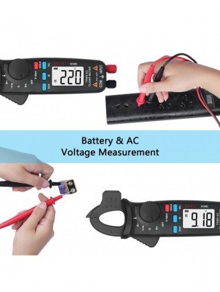Digital Clamp Meter Auto-Rang True RMS 1mA Accuracy 200A