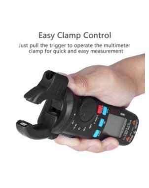 Digital Clamp Meter Auto-Rang True RMS 1mA Accuracy 200A