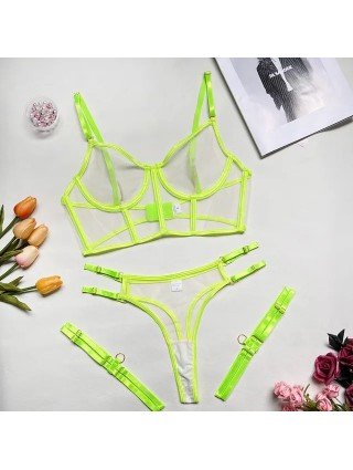 Neon Sexy porn Underwear Women Body Female Lingerie Sexy