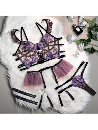 Fine Lingerie for Women Sexy Porn Underwear Bra and Panty Set