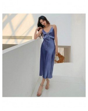 Sleepdress Summer Lady Sleepwear Sexy Strap Nightgown