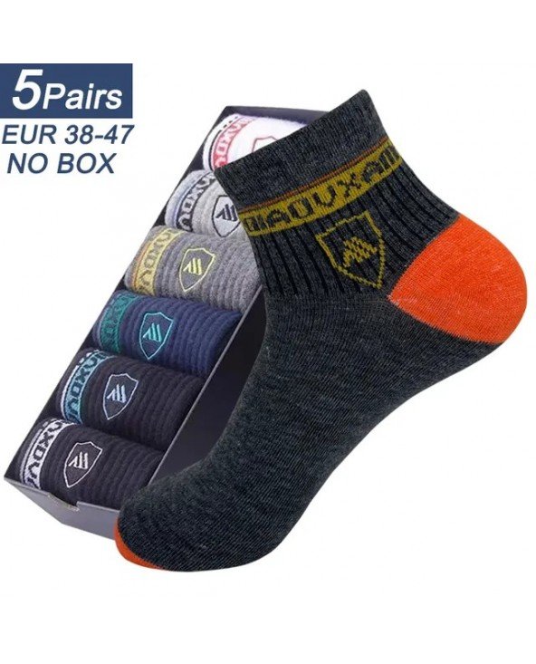 5 Pairs Apring And Fall Mens Sports Socks Summer Leisure Sweat 5 Pairs Apring And Fall Mens Sports Socks Summer Leisure Sweat