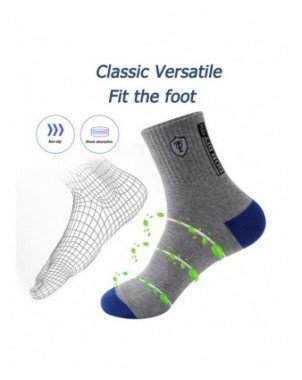 5 Pairs Apring And Fall Mens Sports Socks Summer Leisure Sweat