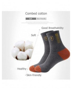 5 Pairs Apring And Fall Mens Sports Socks Summer Leisure Sweat