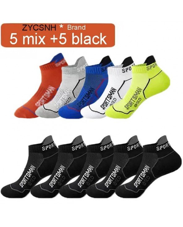 10 Pairs High Quality Socks Men's Summer Man Short Socks