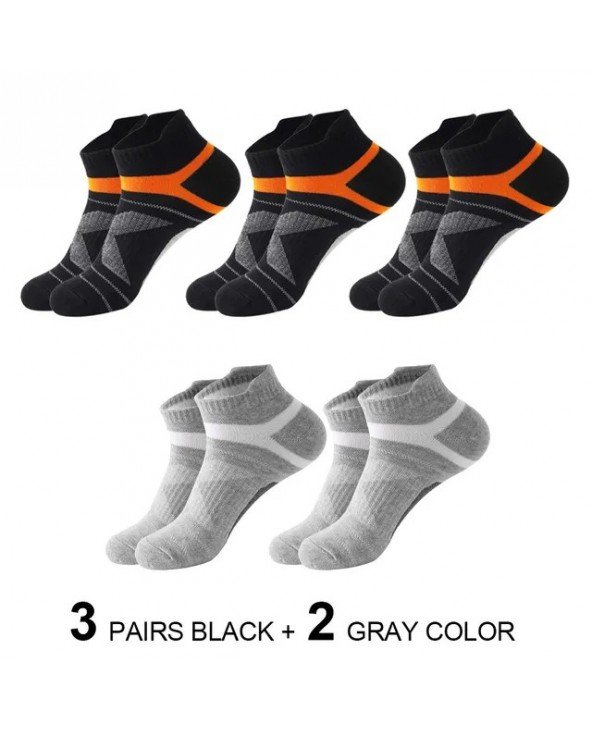 5 Pairs High Quality Socks Men Summer Outdoor Cotton Socks