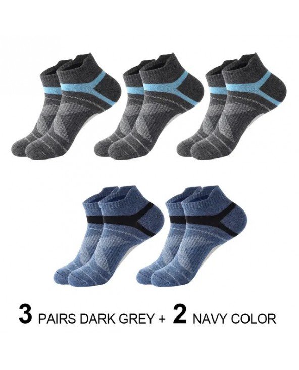 5 Pairs High Quality Socks Men Summer Outdoor Cotton Socks