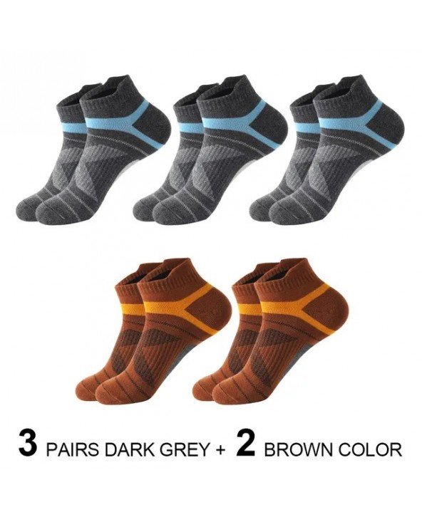 5 Pairs High Quality Socks Men Summer Outdoor Cotton Socks
