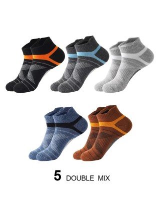 5 Pairs High Quality Socks Men Summer Outdoor Cotton Socks