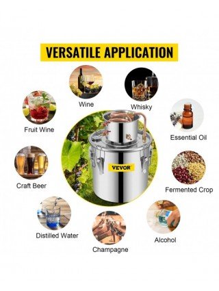 3 5 8 Gal Alcohol Distiller Machine Apparatus Beer Brewing