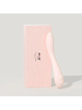 DRY WELL G-Spot šildymo rožinis vibratorius Clit Tits Analinis