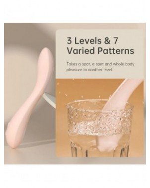 DRY WELL G-Spot Heating Rose Vibrator Clit Tits Anal Stimulator