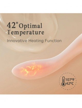 DRY WELL G-Spot šildymo rožinis vibratorius Clit Tits Analinis