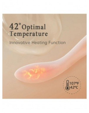 DRY WELL G-Spot Heating Rose Vibrator Clit Tits Anal Stimulator